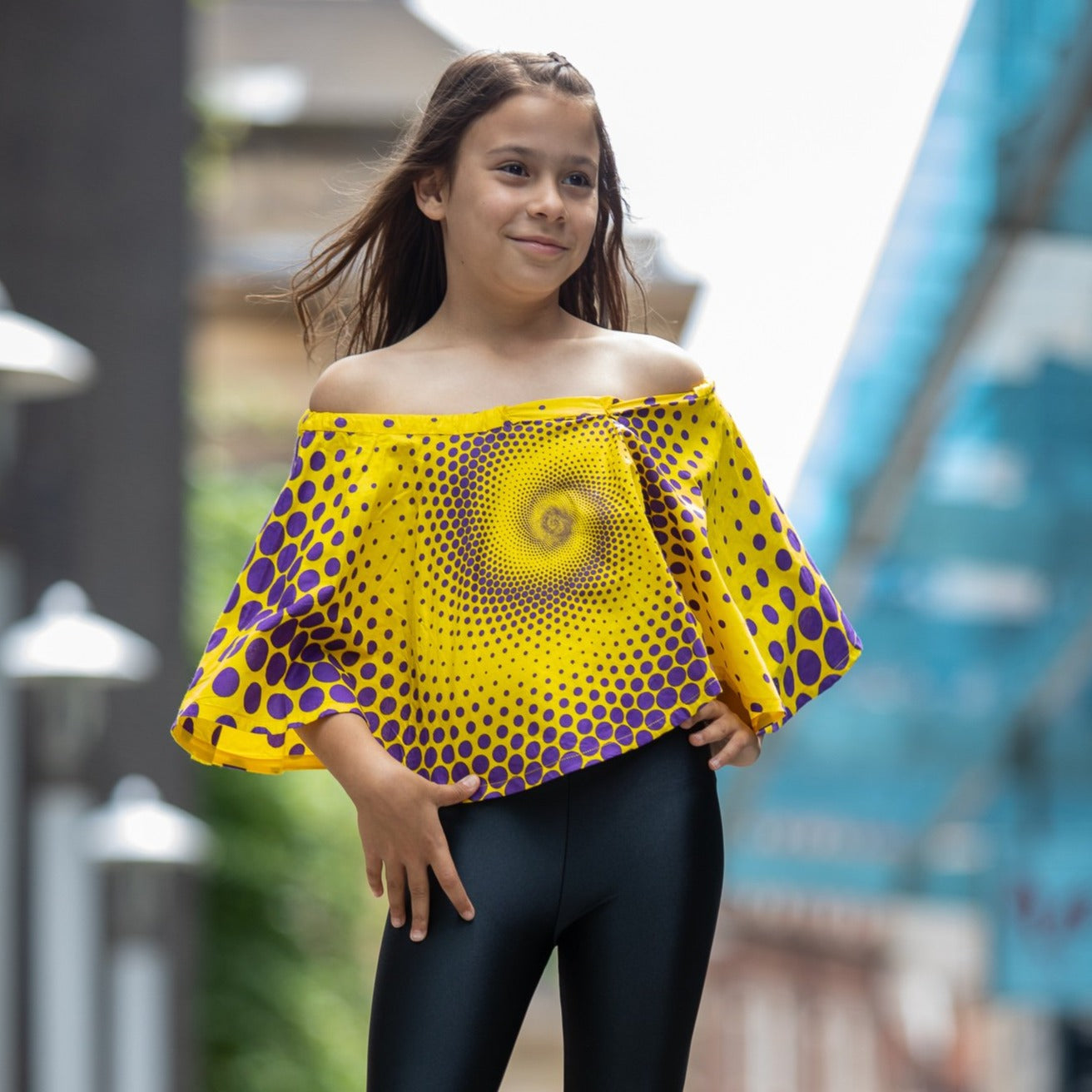 Tai African Print Swing Top (Kids)