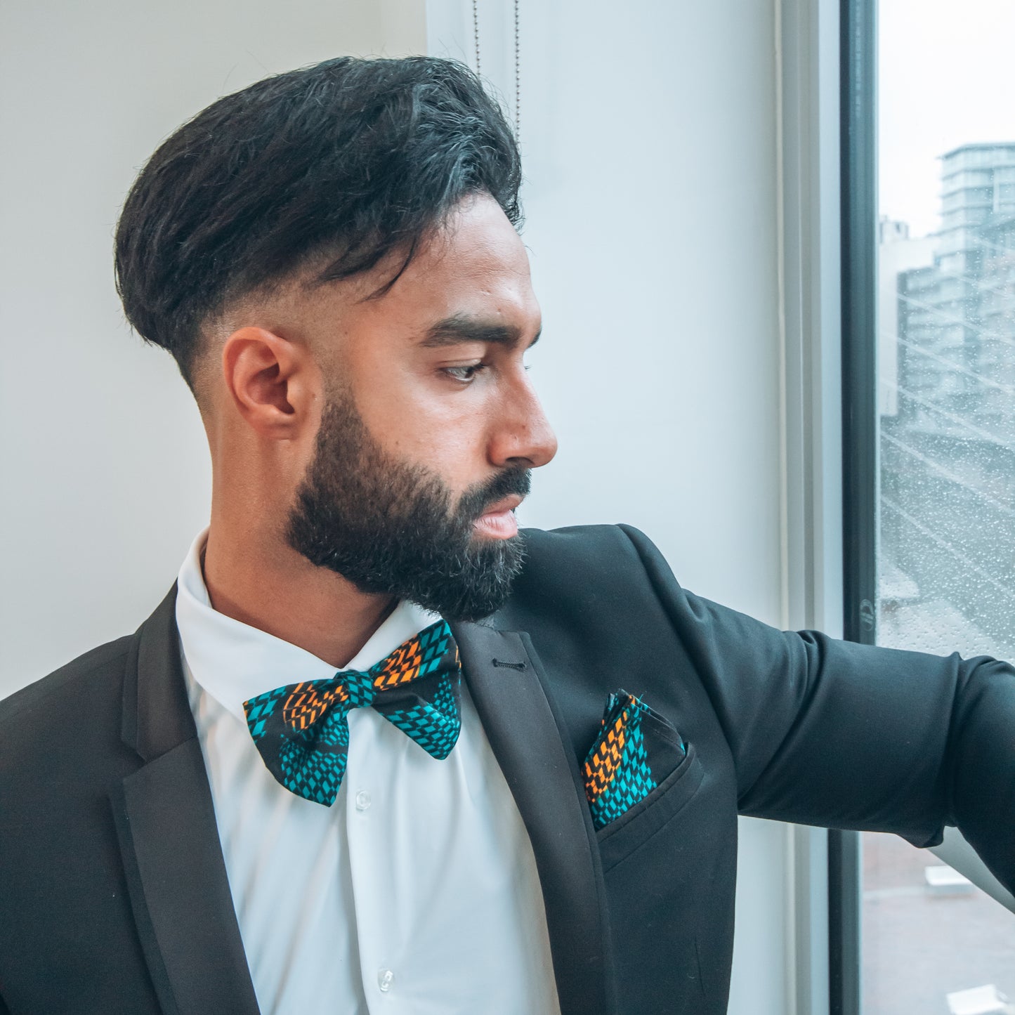Adetayo African Print Pocket Square