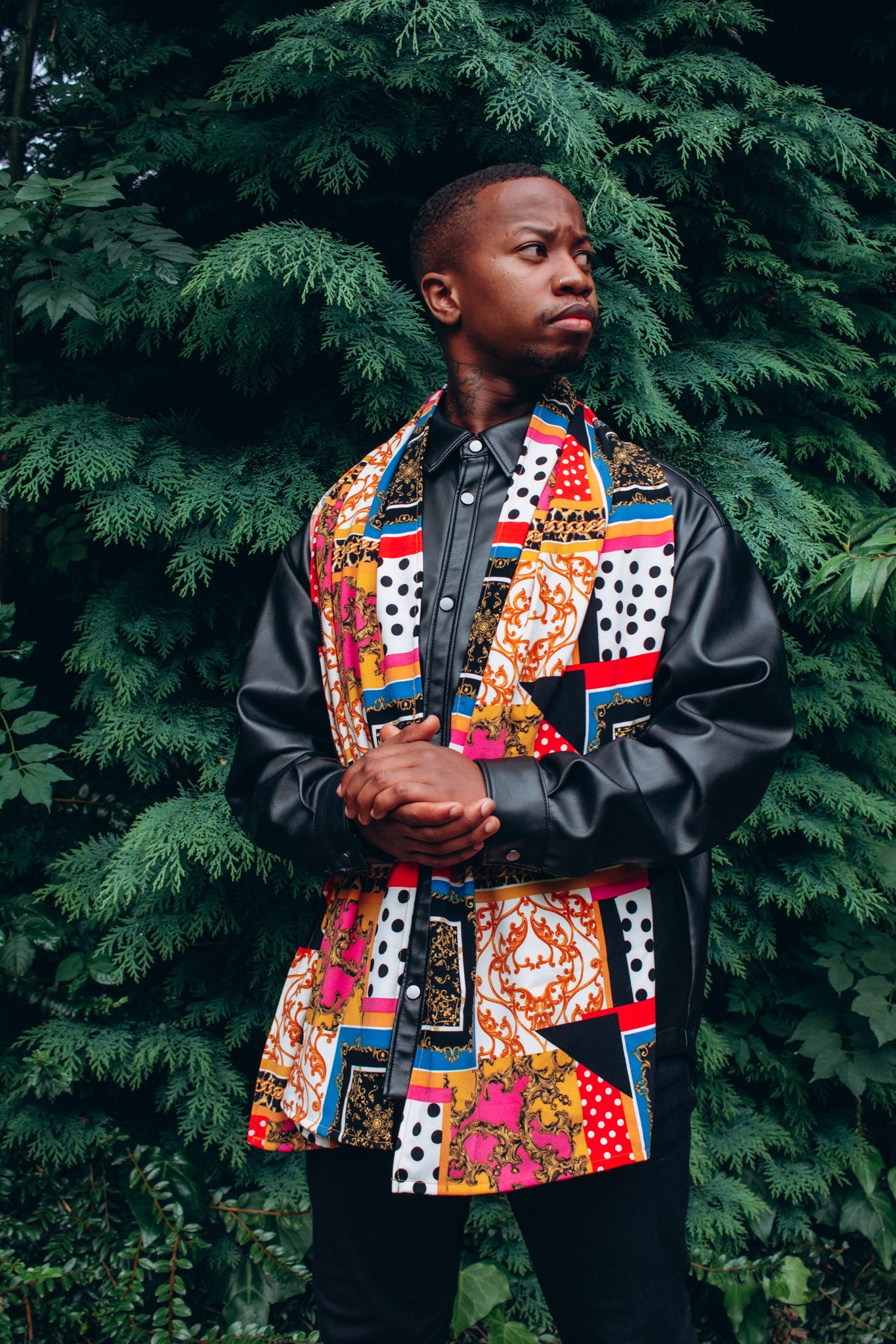 Feyin Patchwork Scarf - Main Image