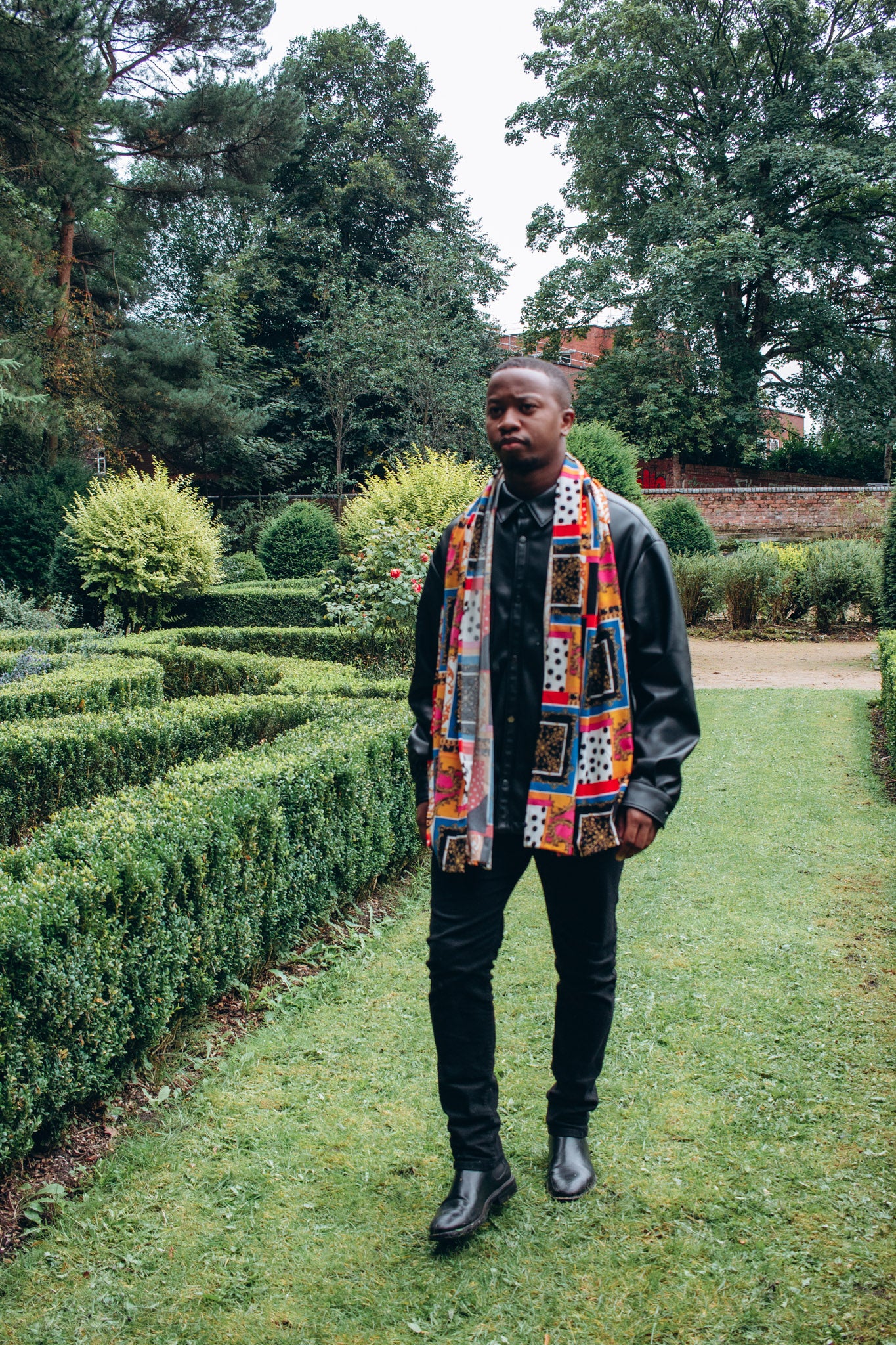 Feyin Patchwork Scarf