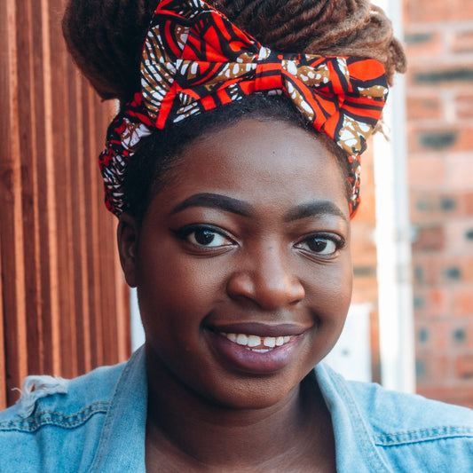 Ade African Print Bow Headband