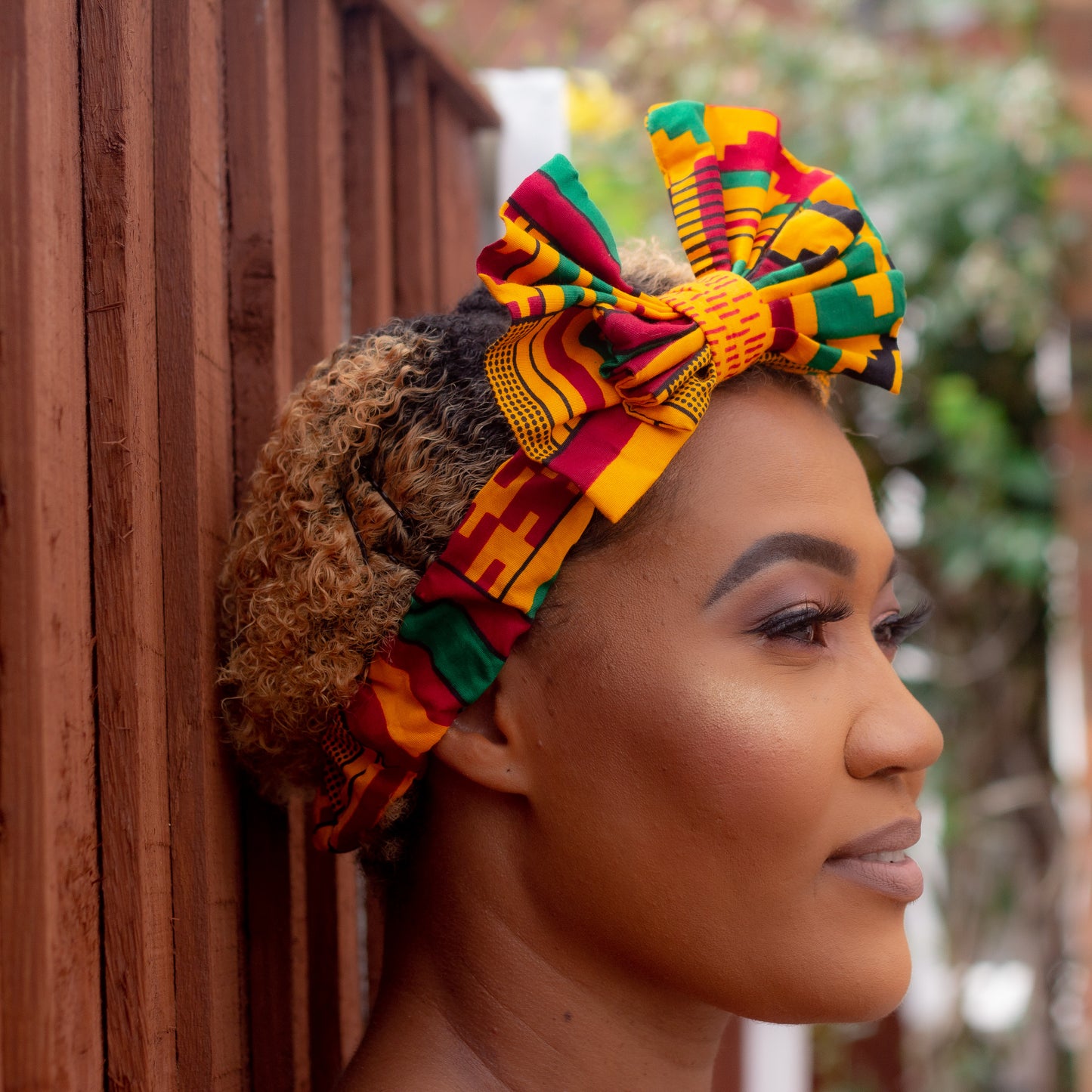 Aryee Kente Bow Headband