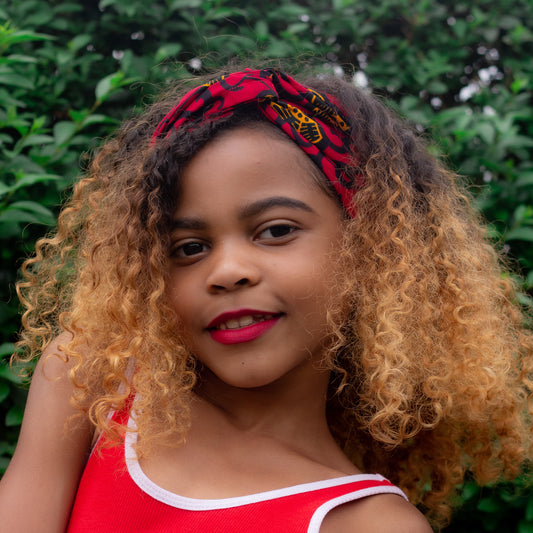 Ana African Print Ankara Girls Head Wrap