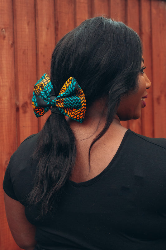 Adetayo African Print Bow Hair Band