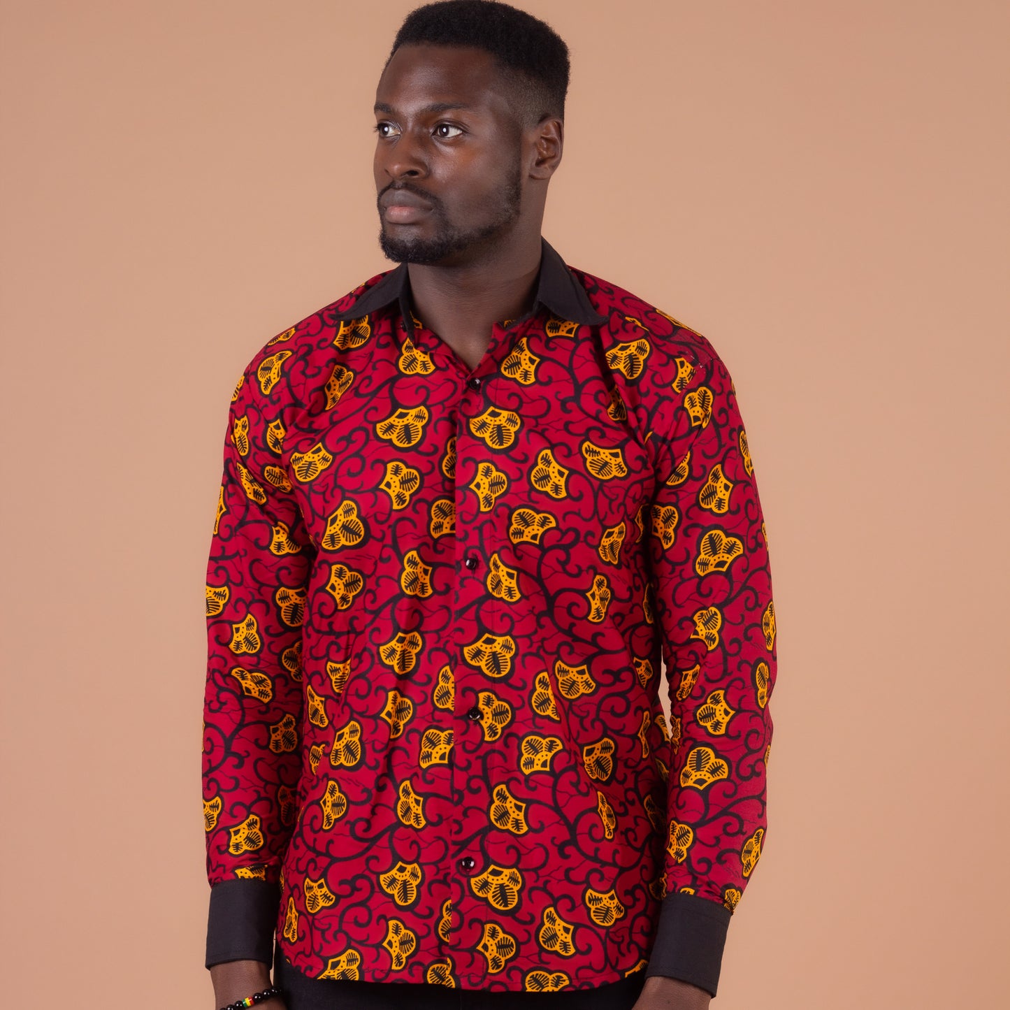 Ana African Print Long Sleeved Shirt