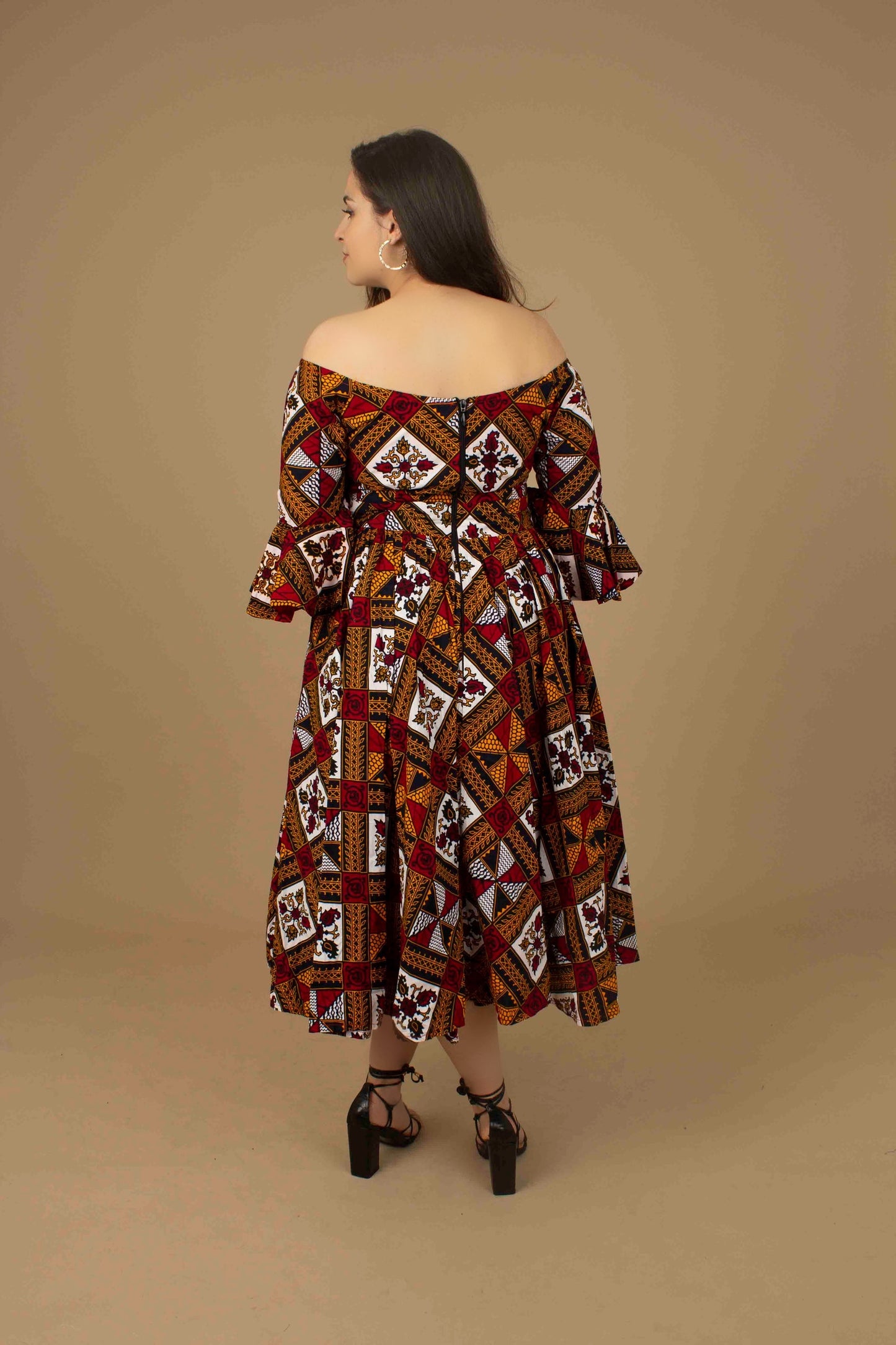 Teju African Print Ankara High-Low Dress