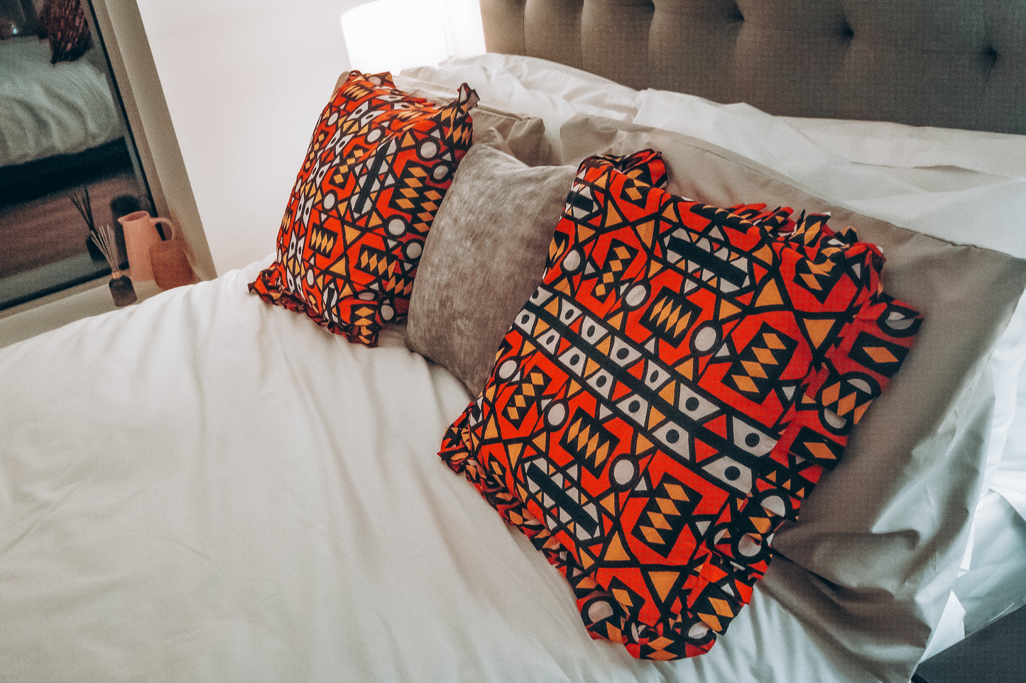 Wunmi African Print Ankara Covered Cushions