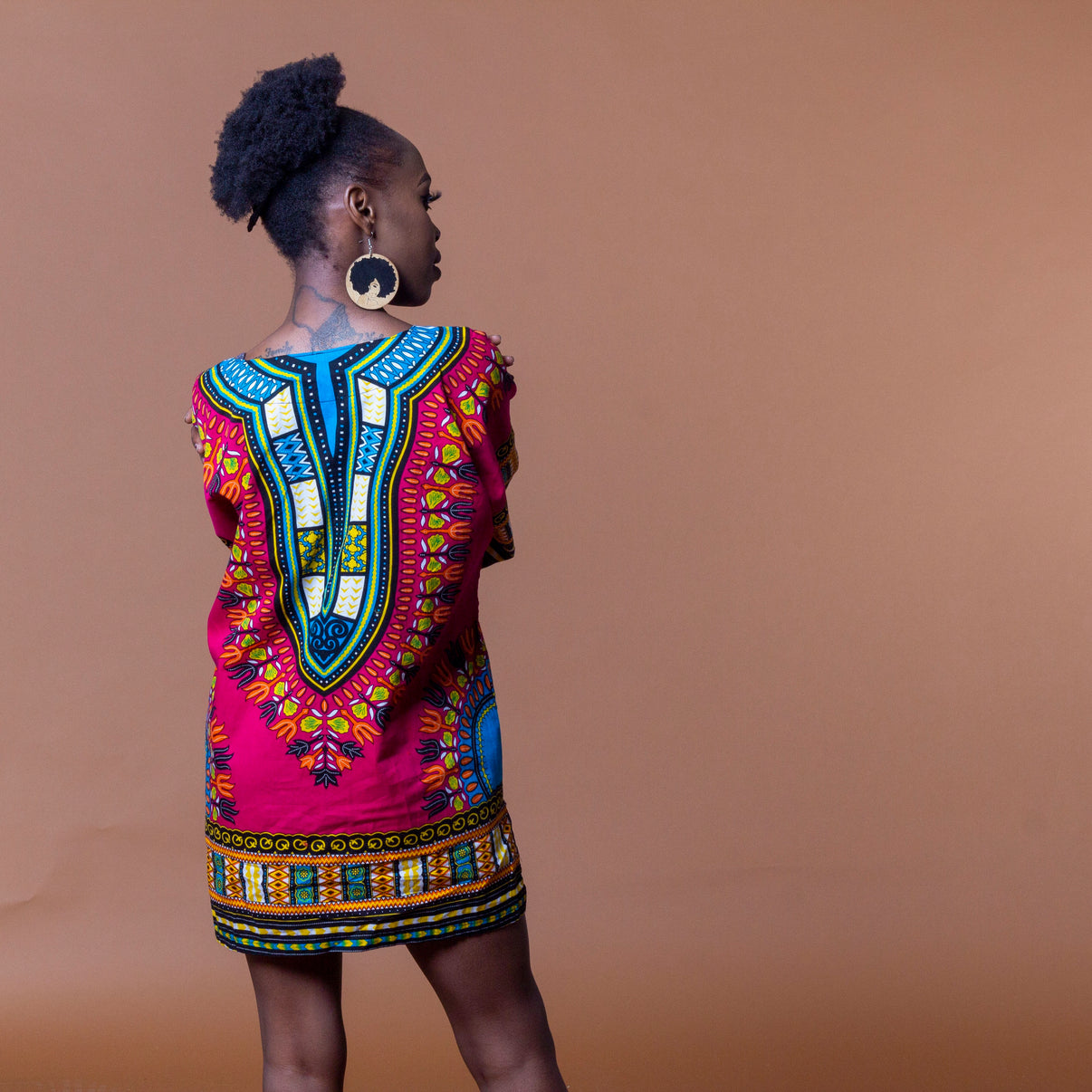 Pink African Print Dashiki – Cultureville